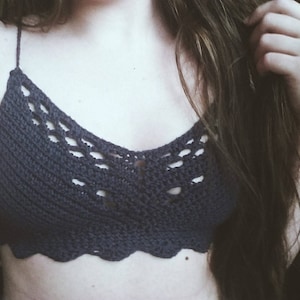 CROCHET PATTERN | Crochet Bralette Pattern | Beginner Friendly Crochet Pattern | Songbird Bralette | SmallTownCoven