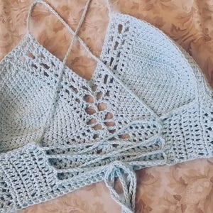 CROCHET PATTERNS 2 Crochet Top Patterns Crochet Bralette Patterns Beginner Friendly Crochet Patterns SmallTownCoven image 4