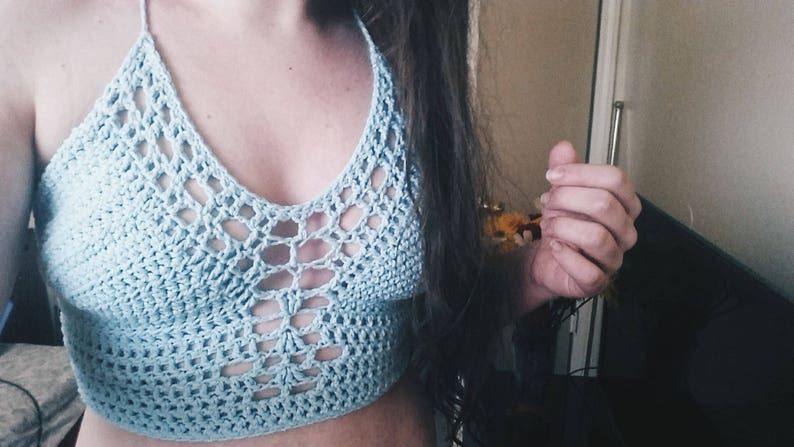 CROCHET PATTERNS 2 Crochet Top Patterns Crochet Bralette Patterns Beginner Friendly Crochet Patterns SmallTownCoven image 2