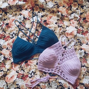 CROCHET PATTERNS | 2 Crochet Top Patterns | Crochet Bralette Patterns | Beginner Friendly Crochet Patterns | SmallTownCoven