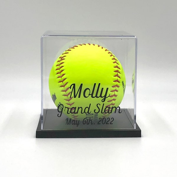 Personalized Softball Display Box