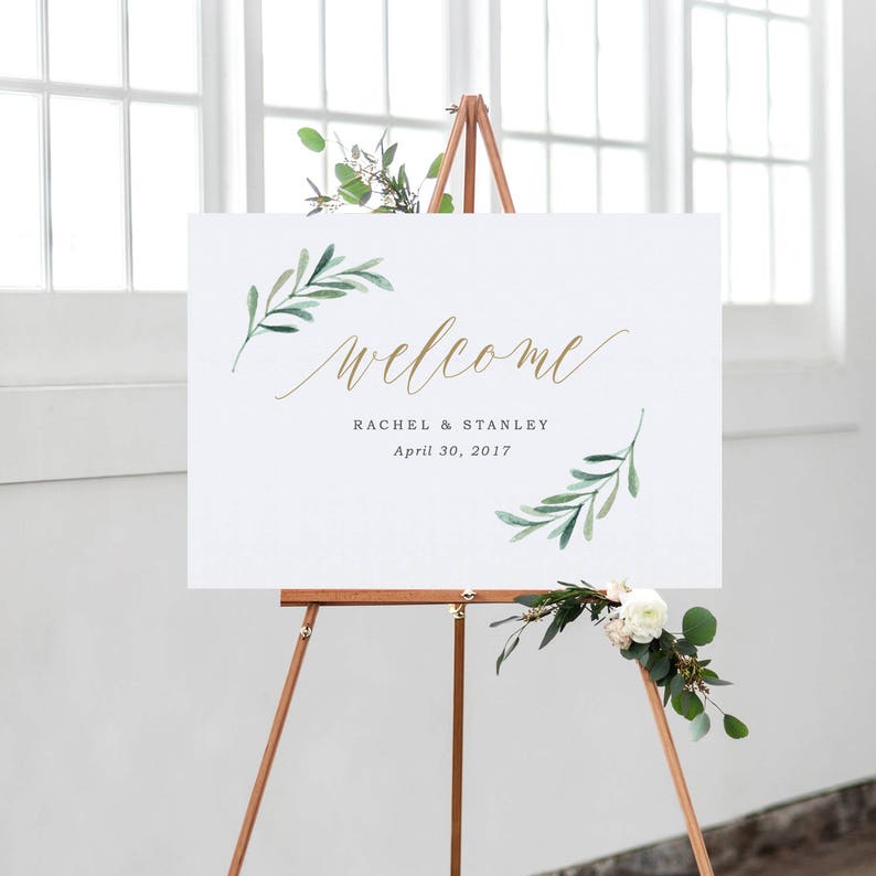 Greenery Welcome Wedding day Indication Template, Printable Welcome Poster, Landscape Welcome Indicator Edit inside of Phrase and Web pages picture relating to Welcome Sign Template identified as Greenery Welcome Wedding day Signal Template, Printable Welcome Poster, Landscape Welcome Signal Edit within Phrase and Web pages