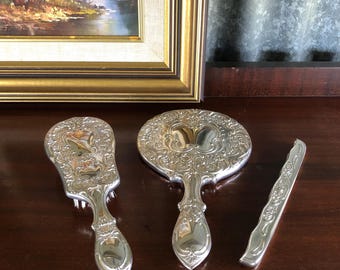Vintage Dressing Table Set (please see description) - Home Decor