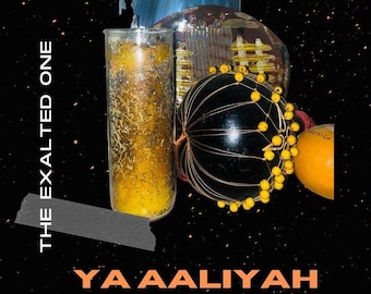 Ya Aaliyah Candle Lemon, Rosemary & Basil  for Fresh Scent.