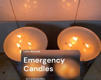 30 Day Triple Wick Emergency Candles