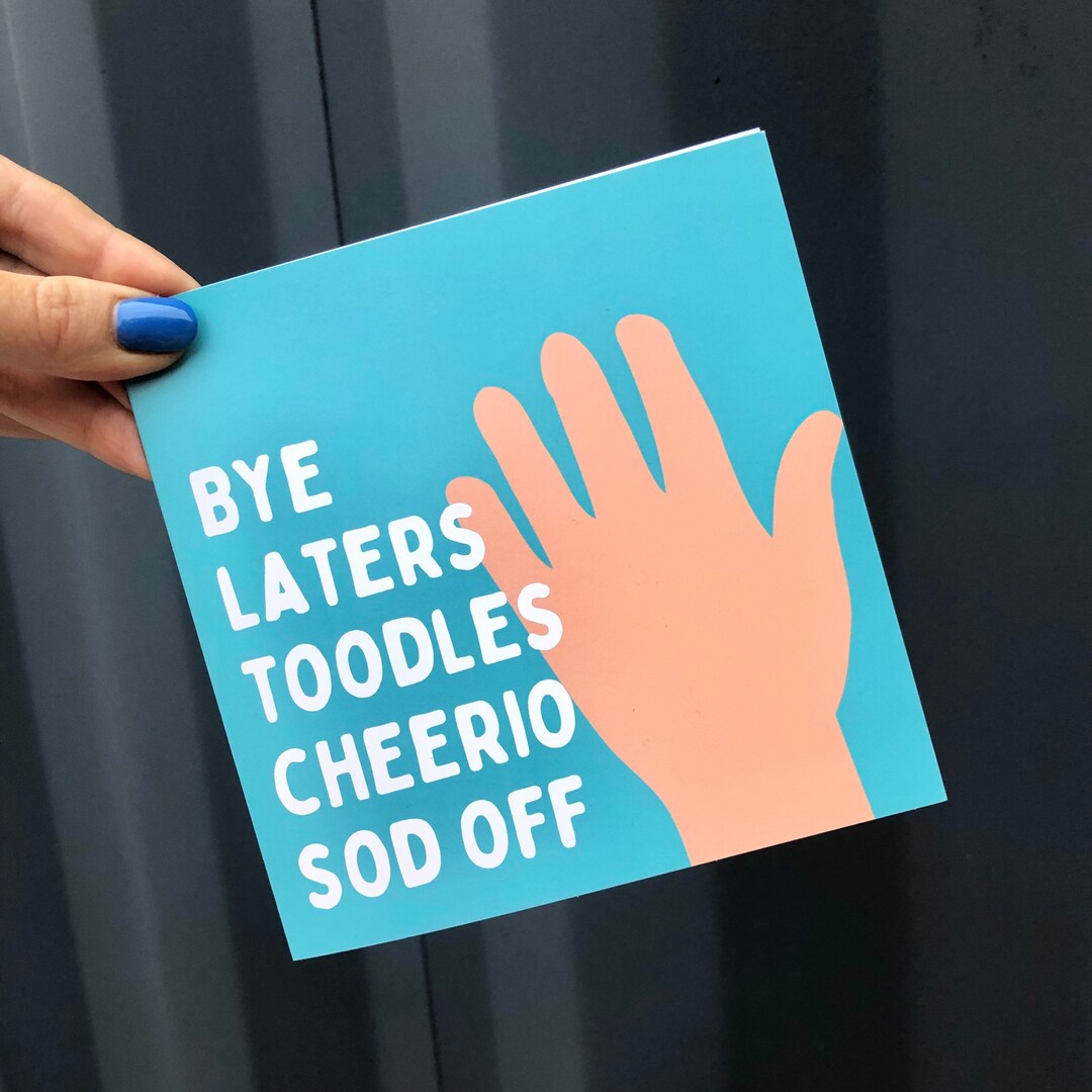 Sorry Youre Leaving Card Humour Funny Leaving Card - Etsy