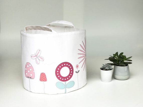 baby girl nursery storage baskets