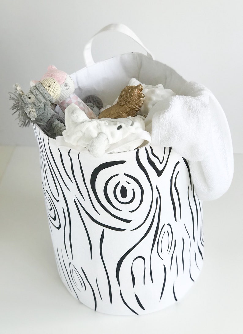 Woodland Nursery Laundry Hamper or Toy Storage Basket Etsy
