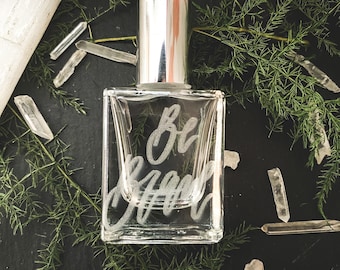 BOGO! Be Brave —laser etched, glass roller for essential oils.