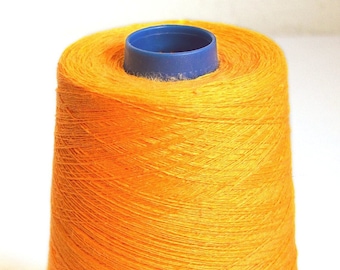 Fils 100 % lin naturels, cône de 500 g / 1,1 livre