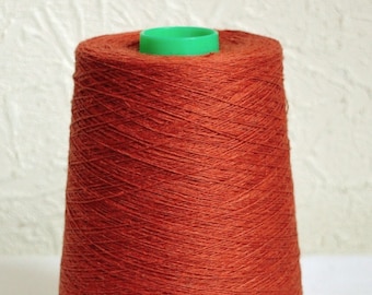 Fils de lin 100 % naturels, cône de 500 g / 1,1 livre