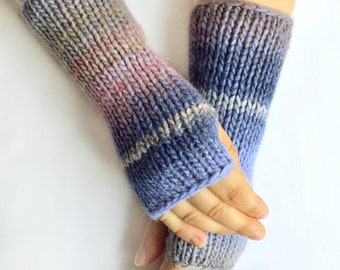 Cozy Hand Knitted Merino Wool Arm Warmers