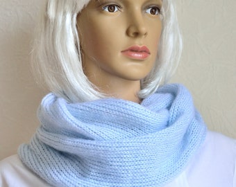 Hand made women's mohair snood - scarf