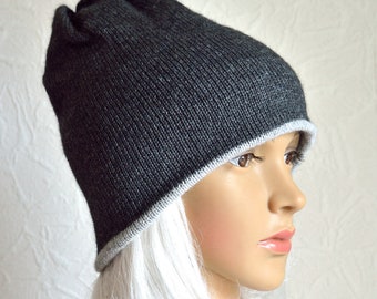 Hand made 100% cashmere unisex hat