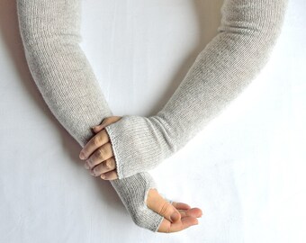 Kinwor Arm Warmers Winter Fashion Black Arm Sleeves y2k Long