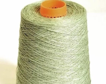 Natural 100% Linen Knitting and Weaving Yarns, 1.1 lb / 500 grams cone, 2 ply