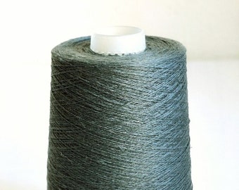 Natural 100% Linen Knitting and Weaving Yarns, 1.1 lb / 500 grams cone, 2 or 3 ply