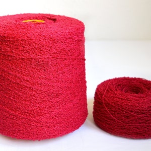 100% natural boucle linen yarns, 100g / 3,5 oz balls