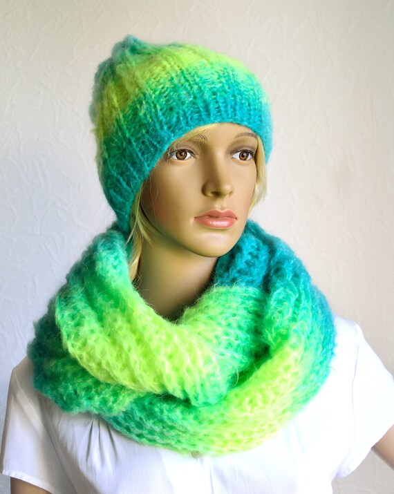 Ensemble bonnet d'hiver pour homme avec bonnet, écharpe et gants