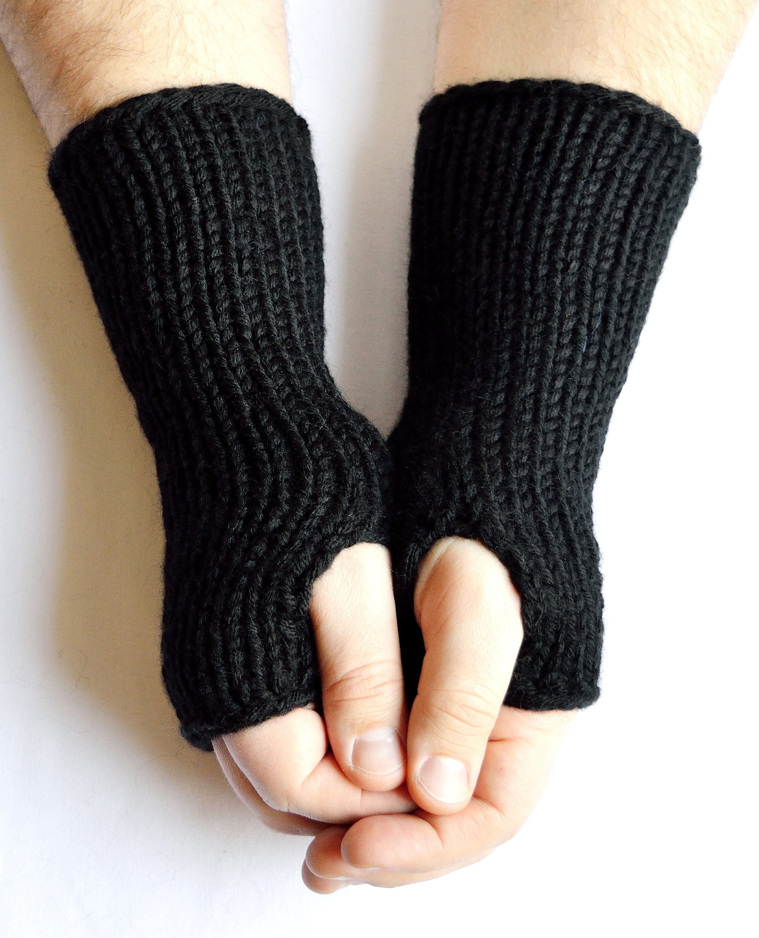 A/W2004Dior Homme Wool Arm Warmers ブラック Hand Knitted Men's Wool Arm Warmers - Etsy