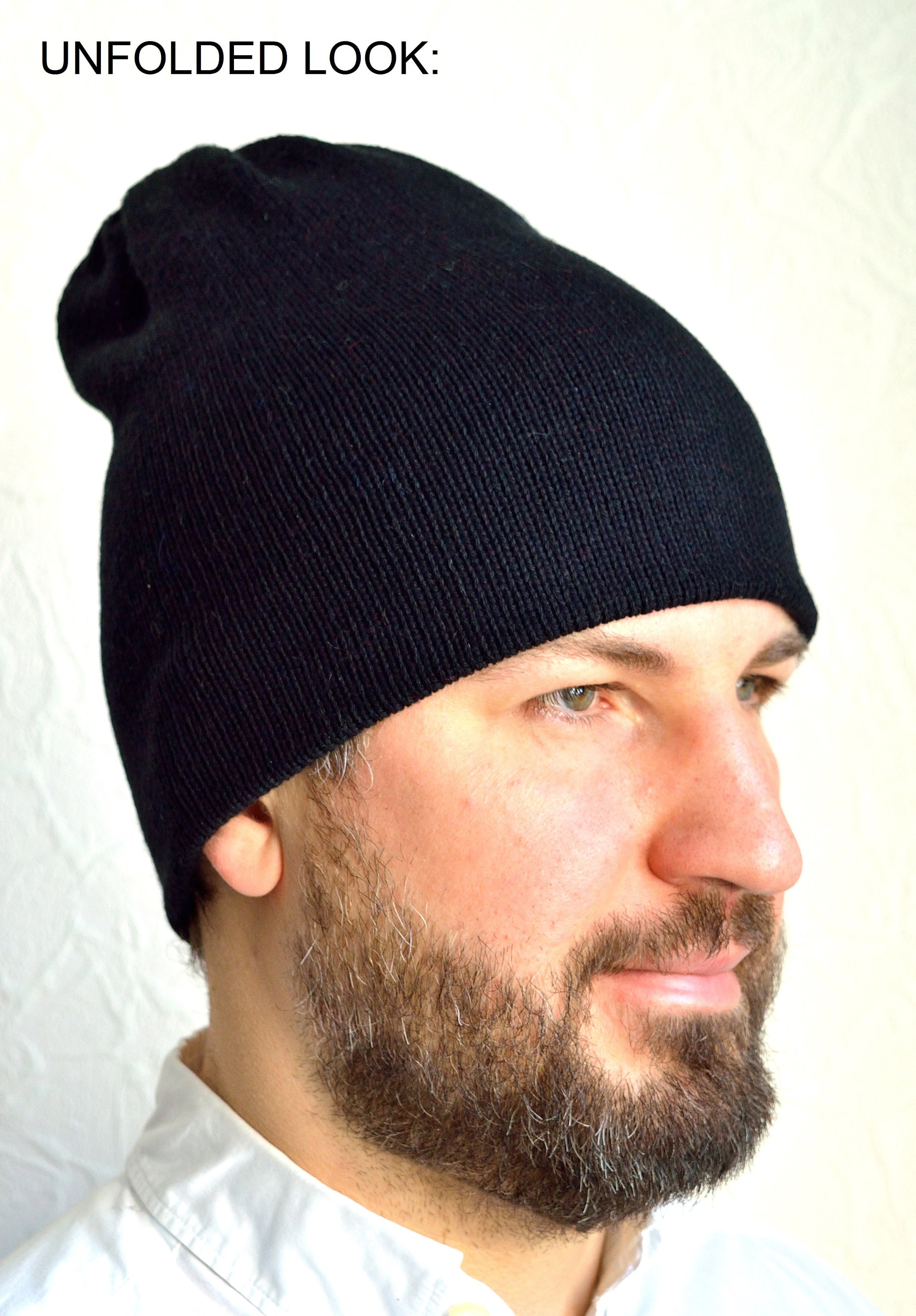 Hand Made 100% Cashmere Men's Short Beanie - Etsy