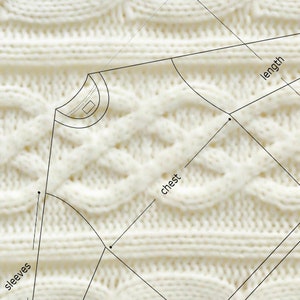 Hand knitted men's cardigan image 5
