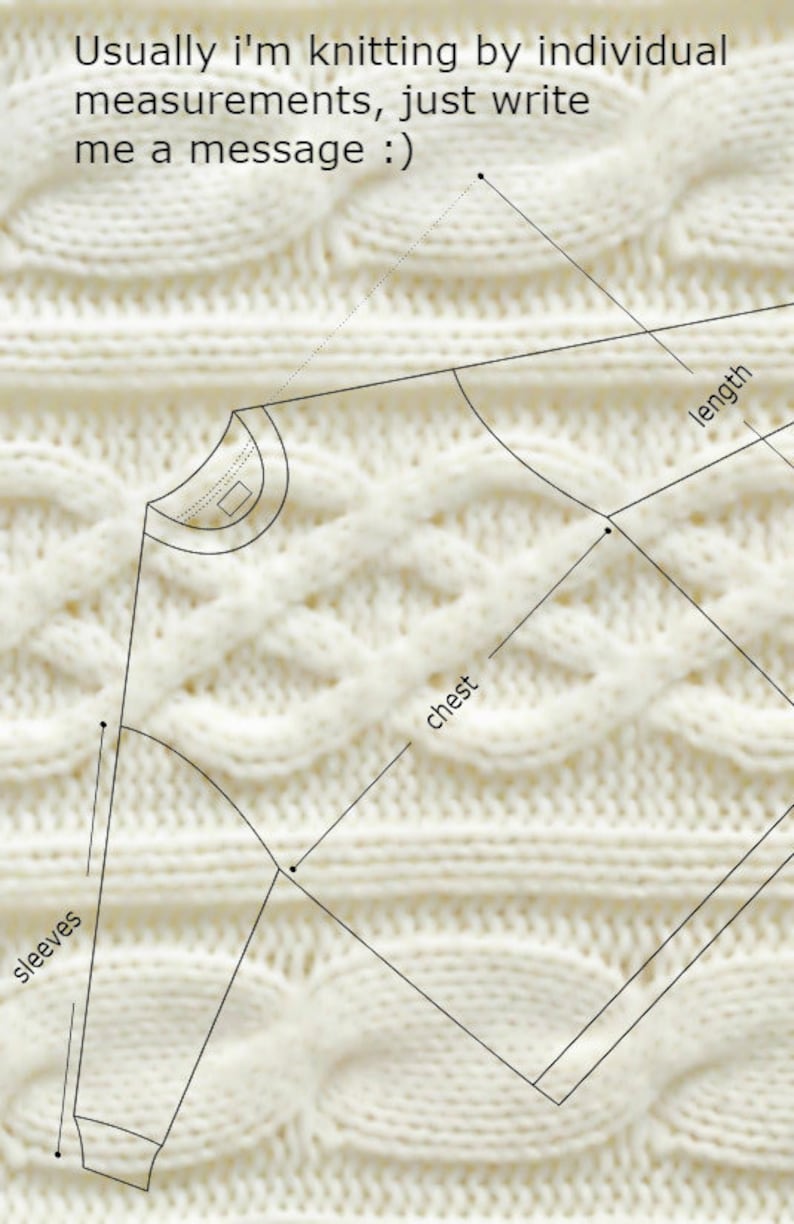 Hand knitted men's cardigan image 5