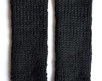 Hand Knitted Men's Wool Arm Warmers - Etsy