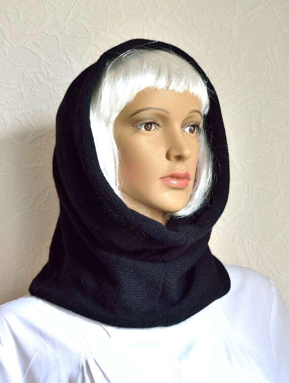 Buy Handmade Knitted Mink Cashmere Women's Snood Scarf Online in