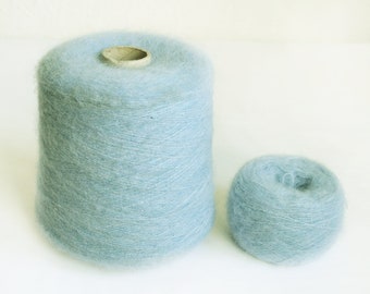 Hilos de lana de alpaca italiana suave para tejer, ovillos de 50 gramos / 1,76 onzas.