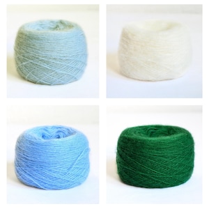 Soft Italian Mohair Knitting Yarns, 50 grams / 1.76 oz balls