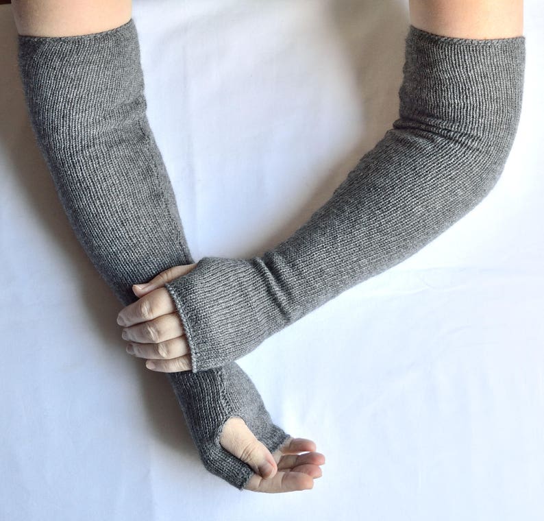 Handmade knitted 100 cashmere arm warmers Etsy