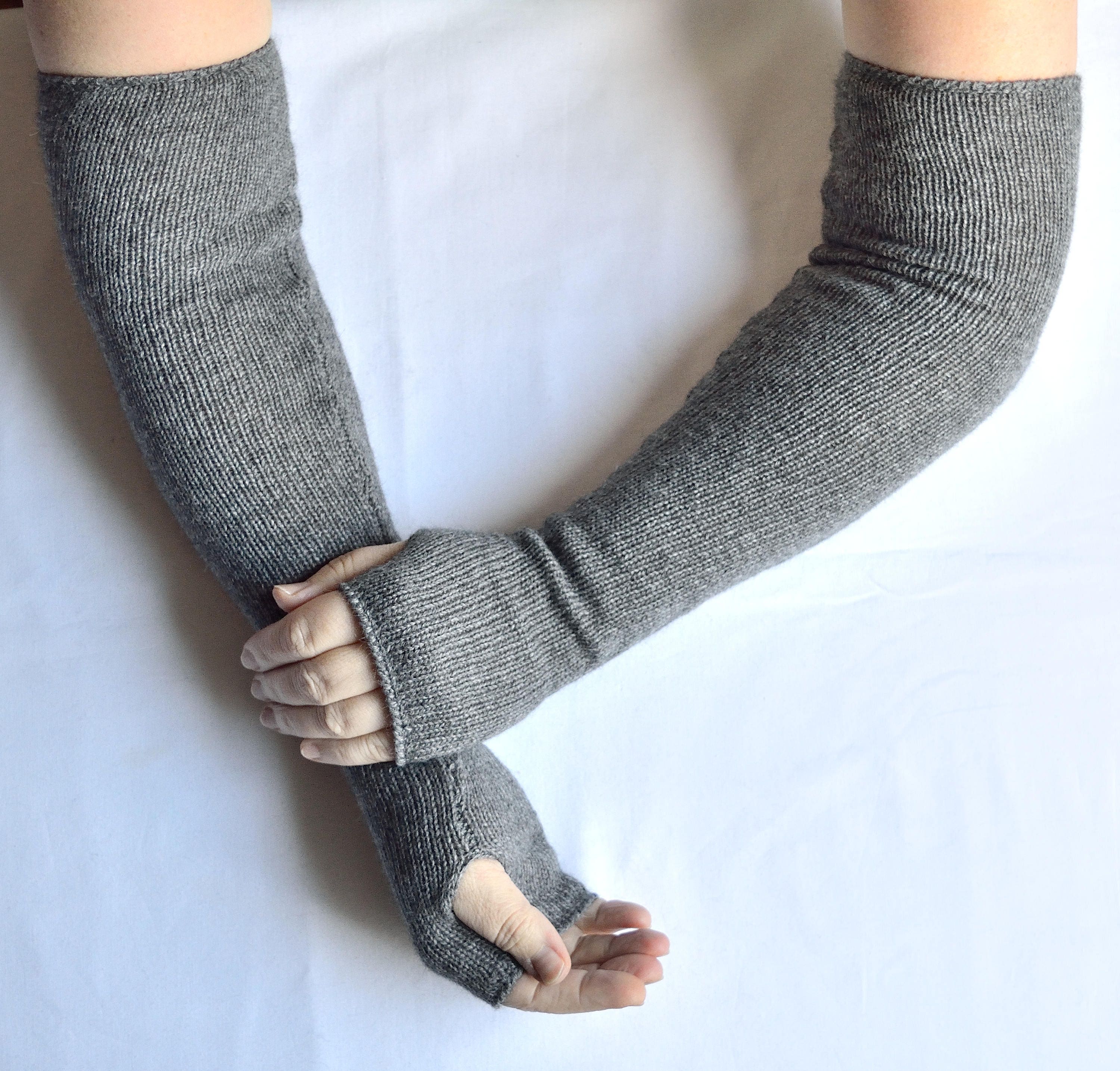 Handmade, Knitted 100% Cashmere Arm Warmers - Etsy