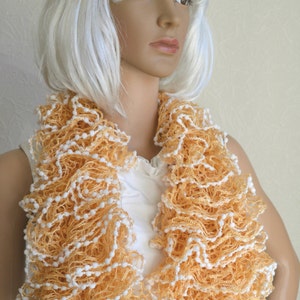 Hand knitted women&#39;s scarf