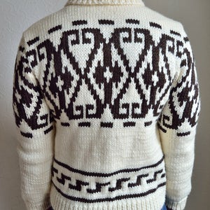 Hand knitted men's cardigan image 4