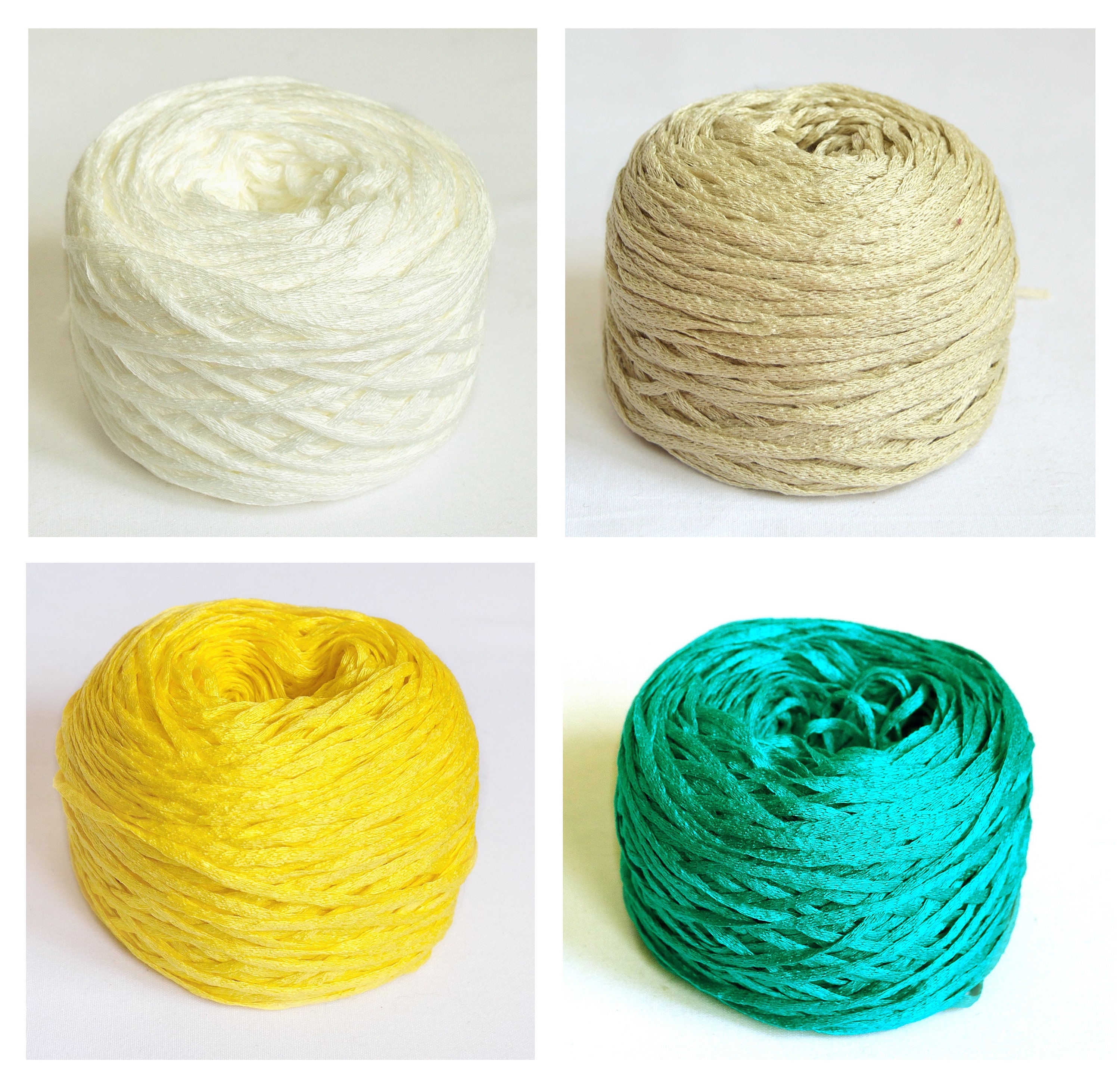 ё BIOTOP】ribbon yarn knit（white） ё BIOTOP】ribbon yarn knit