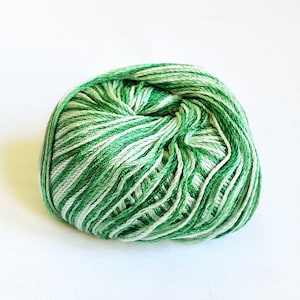 Silky Gloss Cotton - Viscose Yarn, Linie 164 Java, 50 grams / 1.76 oz balls