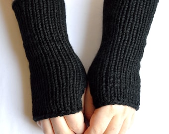 Hand Knitted Men's Wool Arm Warmers - Etsy