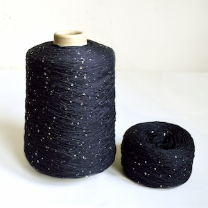 Soft Italian Sequin Viscose Knitting Yarns, 50 grams / 1.76 oz balls
