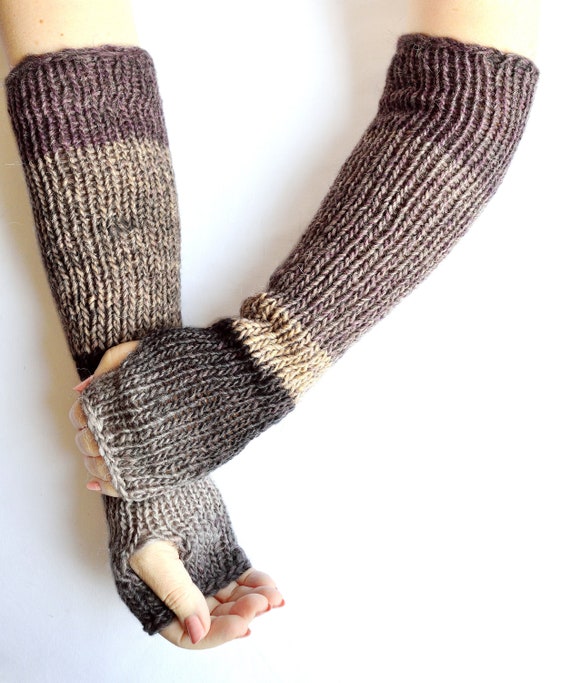 Bedrog leiderschap Archeoloog Hand Knitted Alpaca Wool Arm Warmers - Etsy
