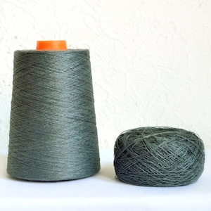 Hilos de lino 100% natural para tejer y hacer punto, ovillos de 50 gramos / 1,76 oz.