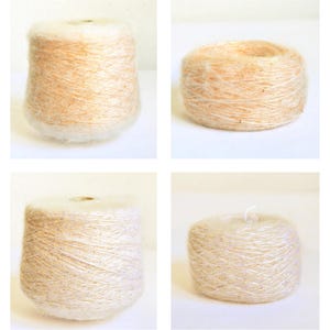 Fils italiens scintillants de mohair à sequins, boules de 50 grammes / 1,76 oz