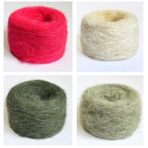 Mohair italien - Lana laine à tricoter, pelotes de 50 grammes / 1,76 oz