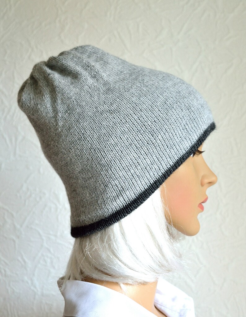 Hand made 100% cashmere unisex hat 