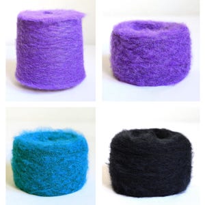 Soft Italian Mohair Knitting Yarns, 50 grams / 1.76 oz balls