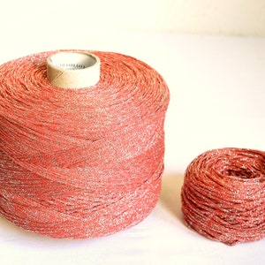 Italian Cotton - Lurex yarns, 50 grams / 1.76 oz balls