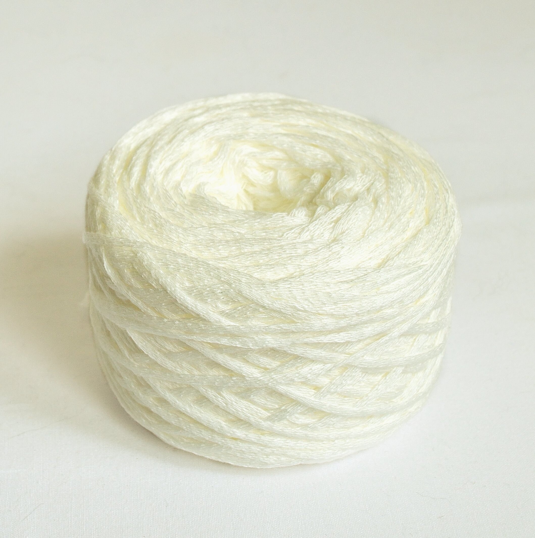 Italian 100% Cotton Ribbon Knitting Yarns, 50 Grams / 1.76 Oz