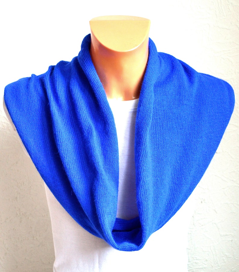 Hand made cashmere men/'s snood scarf