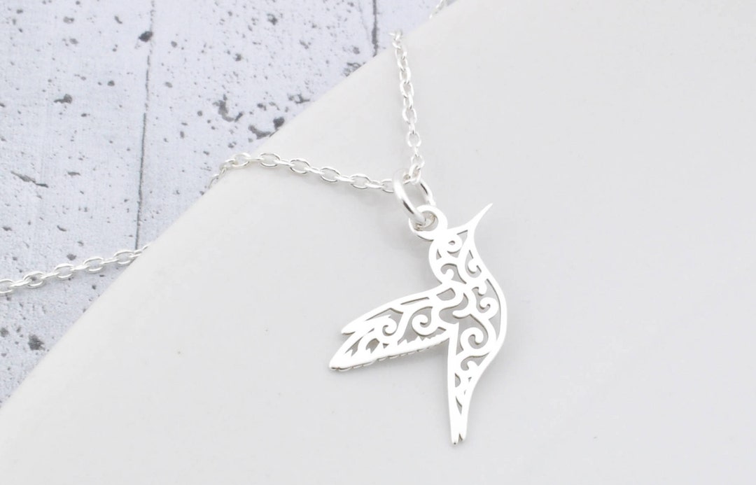 Jewelry | Set Of Necklace And Earring In Sterling Silver Humming Bird Of Nazca Lines 6306483acfc66e526e8391ef
