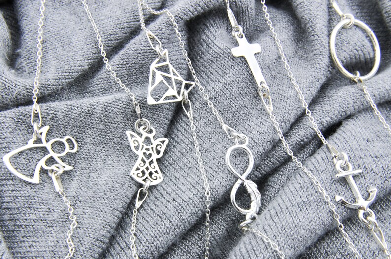 Sterling Silver Karma Necklace Karma Karma Necklace Karma Etsy